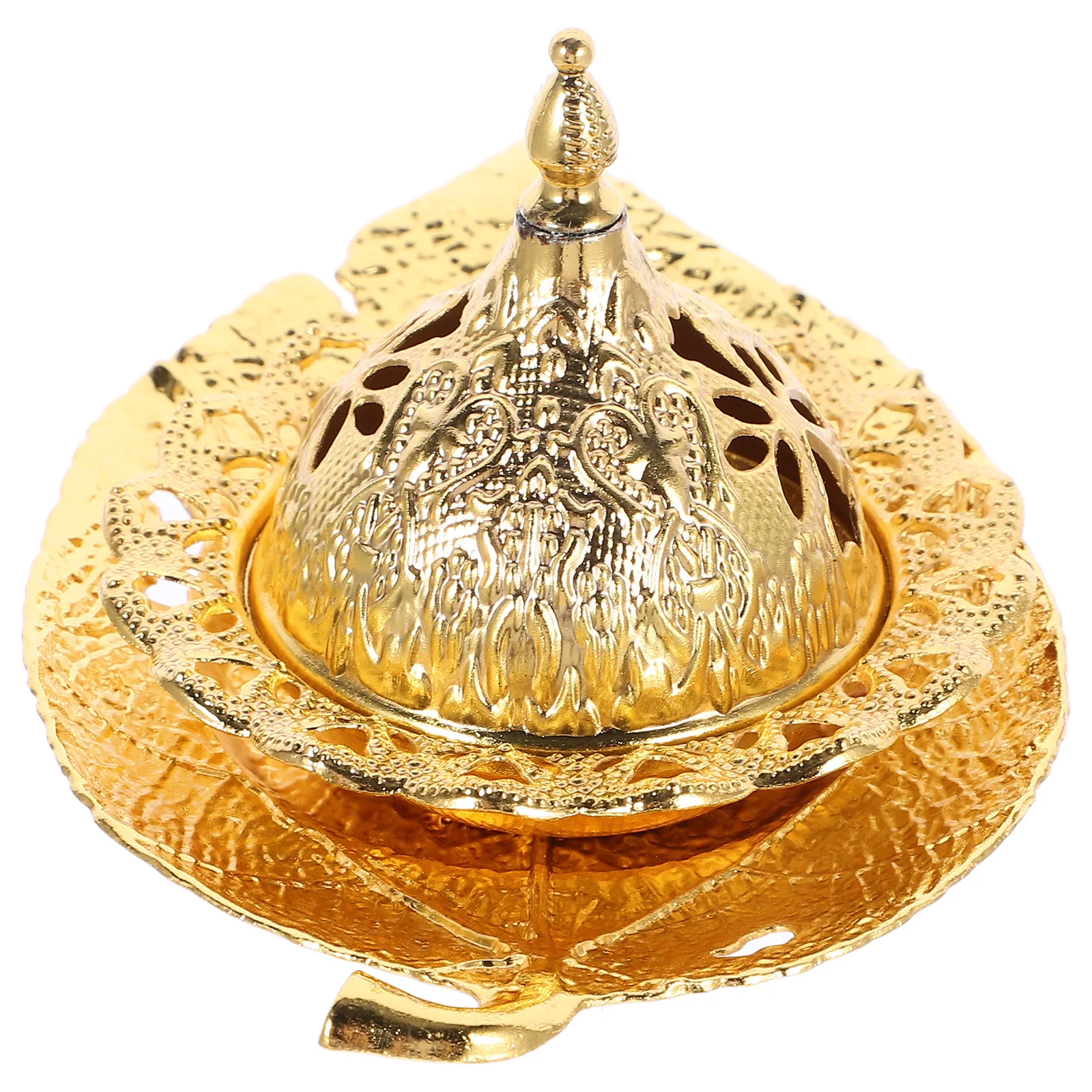 

1Set Ramadan Incense Burner Unique Elegant Middle East Aroma Diffuser Holder Desktop Decoration Gift Ramadan Incense Burner