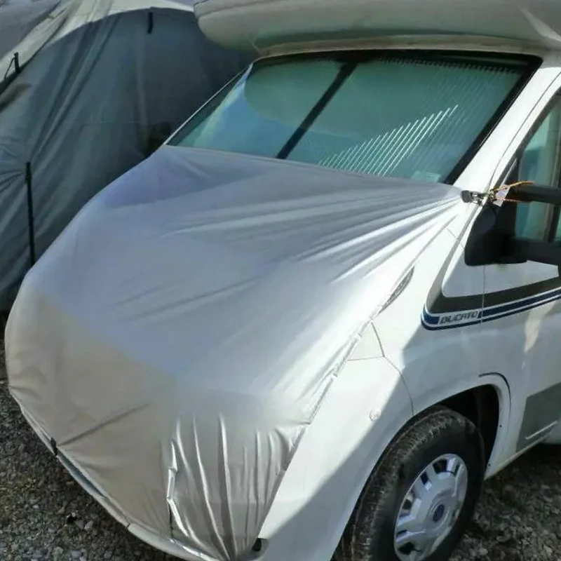 

Caravan Motorhome Bonnet Cover For Fiat Ducato Peugeot Boxer Citroen Relay Mercedes Sprinter Ford Transit Bra Leaf Car Protector