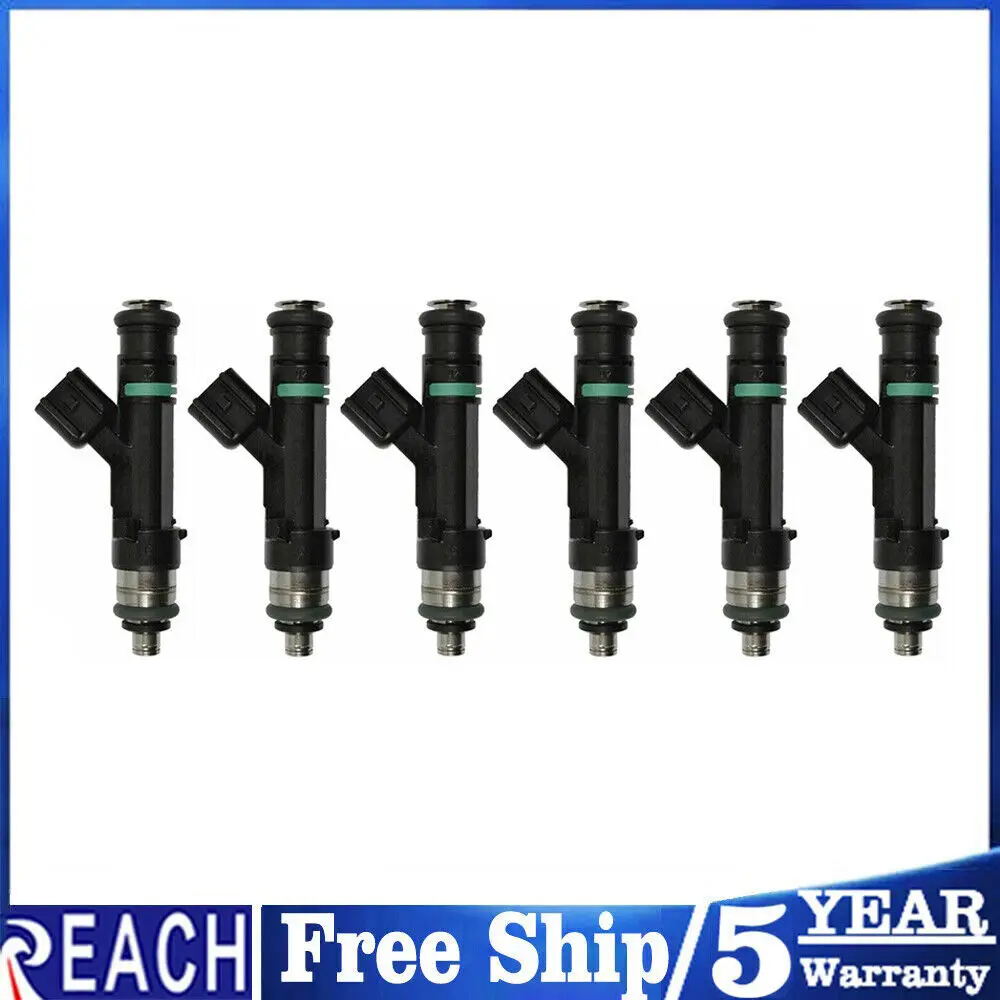 

6Pcs Fuel Injector For Chrysler Town & Country 2008-2010 Jeep Wrangler 2007-2011