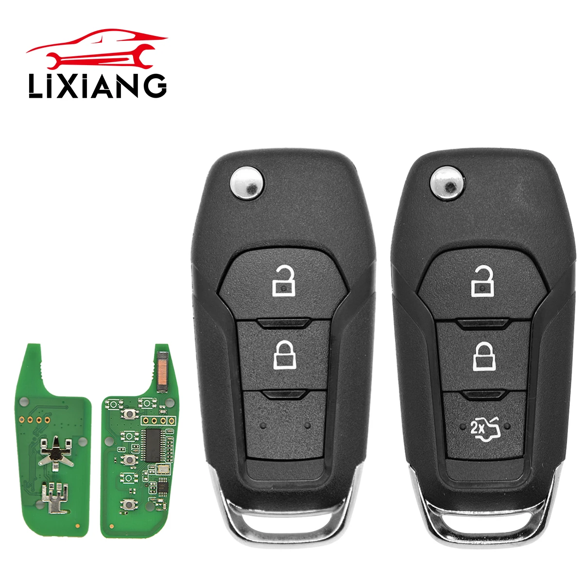 LIXIANG Car Remote Control Key For Ford Escort Fusion 2013-2016 ID49Chip 433Mhz FCCID N5F-A08TAA Auto Smart DS7T-15K601-B