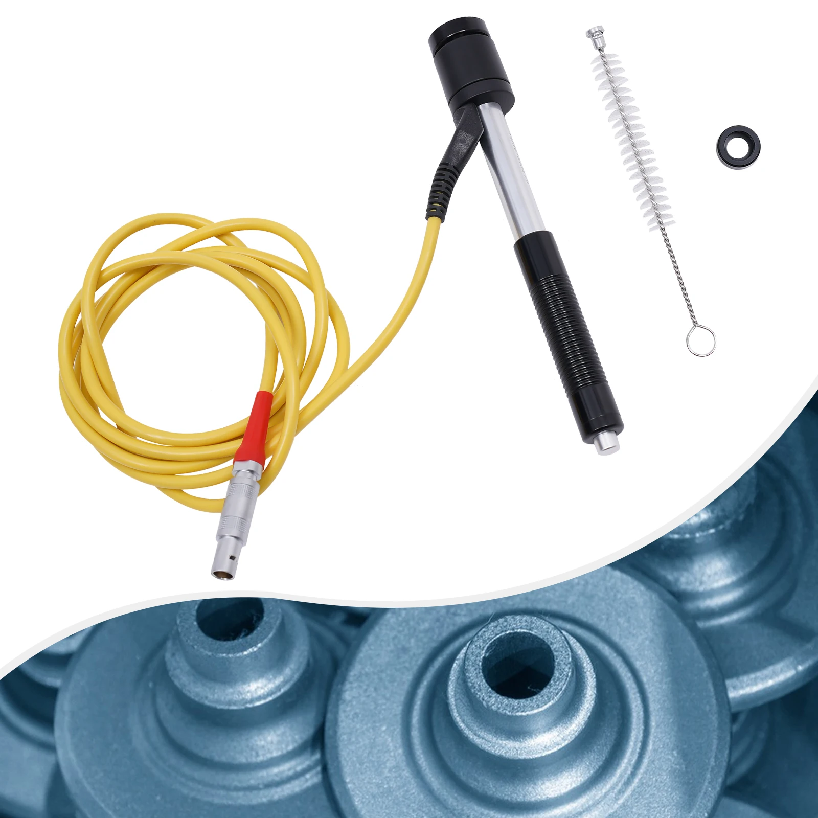 

D-Type Impact Device With Connection Cable 11mj 1600HV For Testing Workpieces Hardness Up To 940HV And Materials Research