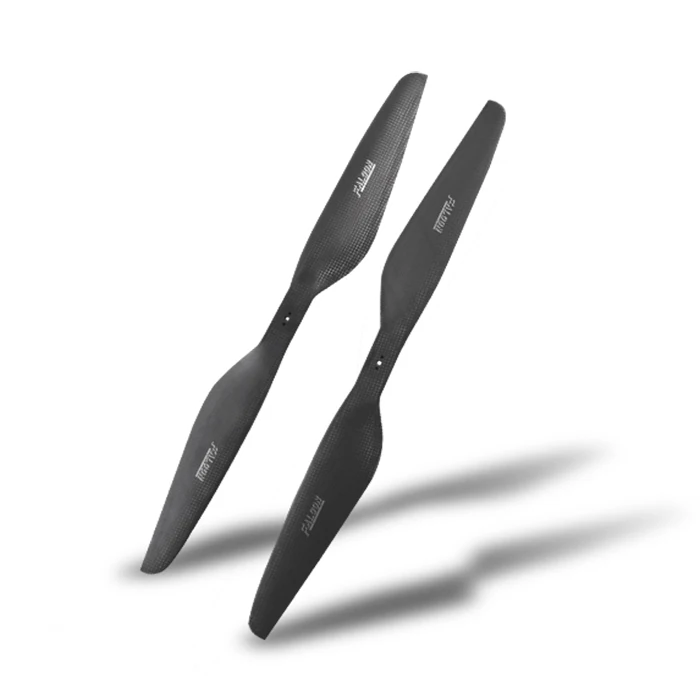 Falcon PBB Carbon Fiber Propeller 5-18 Inch 3K Aerospace Weave Dynamic Balanced for Multirotor & VTOL Titanium Hub Reinforcement