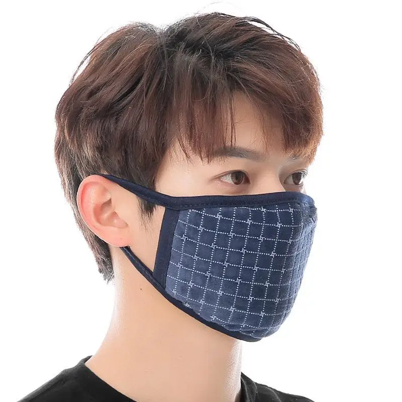 

Thickened Cotton Winter Face Mask for Middle-Aged And Elderly Warmth Prevention And Control of Cold Wind Dust Breathable