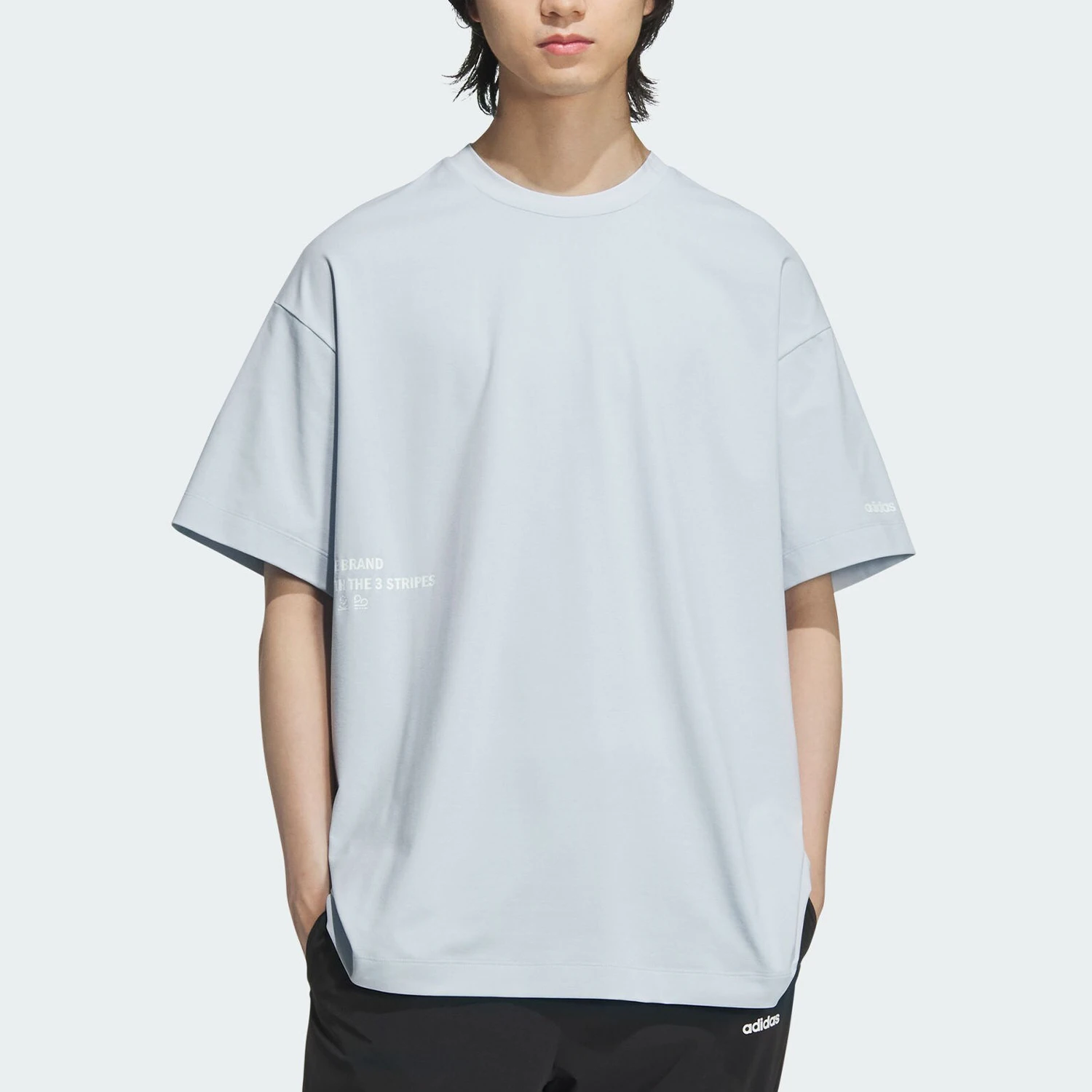 

Adidas оригинальная летняя новая спортивная модная футболка унисекс JI8477