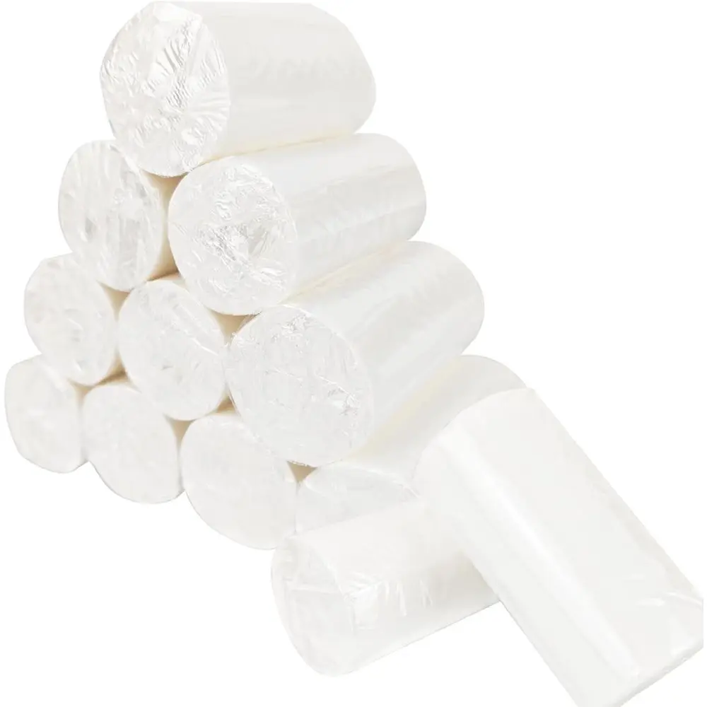 

Compact 12-Roll Travel Toilet Paper, Individual Wraps for Camping and Daily Outdoor Adventures