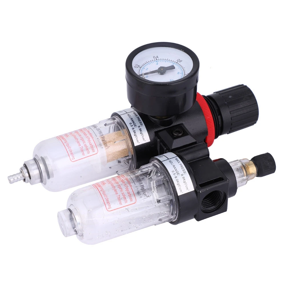 G1/4 Oil Water Separator Filter with Quick Connector AFC2000 AL2000 Air Supply Unit