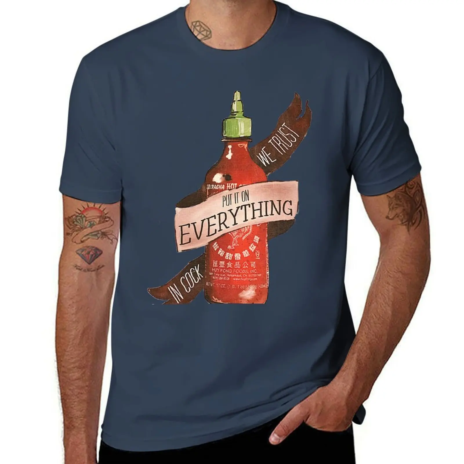 

Sriracha T-Shirt Big Size Simple T-Shirt