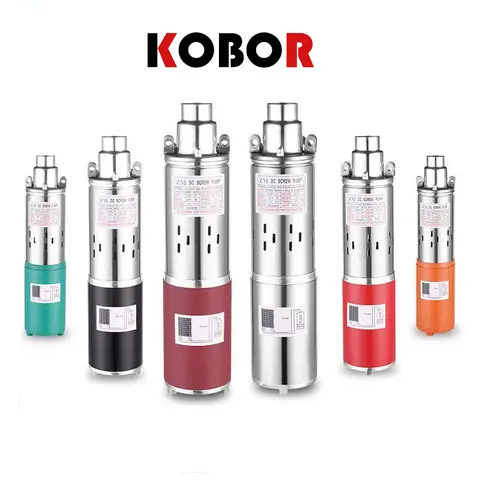 DC12v 24v 36v 48v 60v Solar Water Pump High Lift Battery DC Screw Pump Deep Well Pump Submersible Pump High Quality