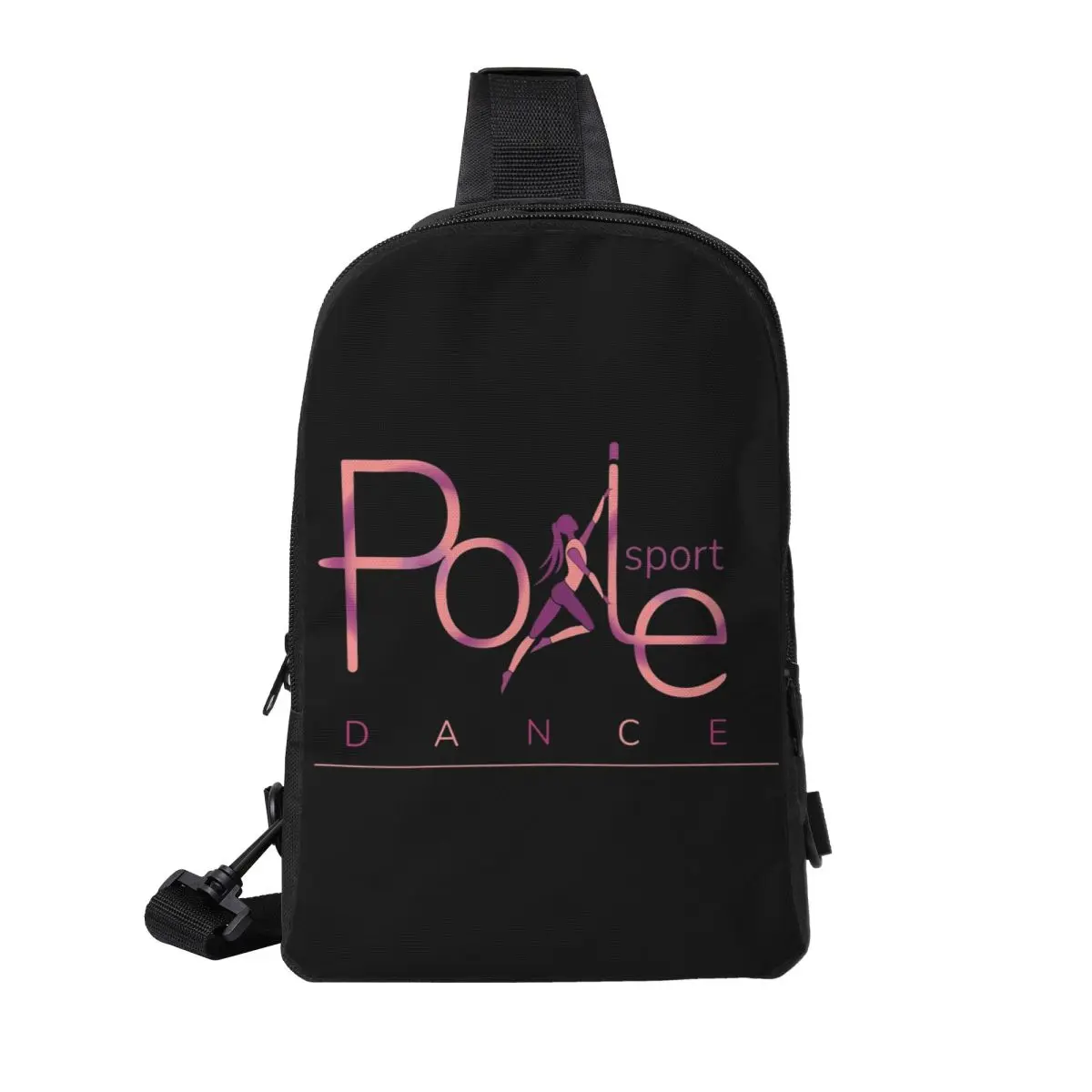

Pole Dance Chest Bag Men Sling Crossbody Backpack Chest Bag Travel Hiking Daypack Shoulder Bag