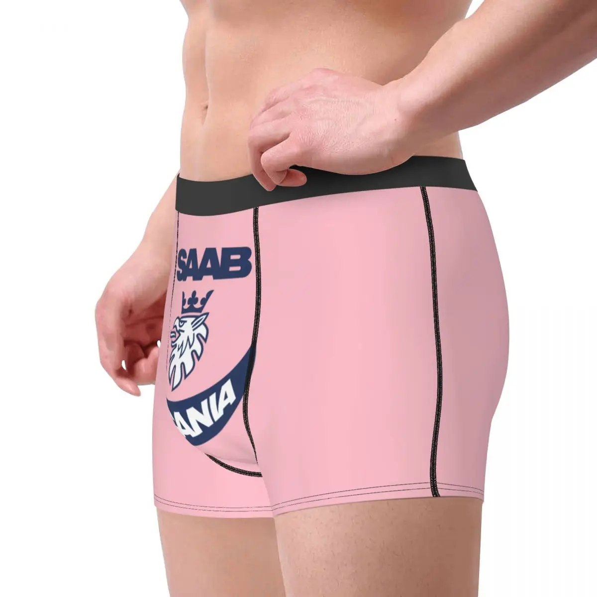 Ropa interior personalizada sueca Saabs Scanias para automóvil, calzoncillos Boxer estampados para hombre, pantalones cortos, bragas, calzoncillos suaves