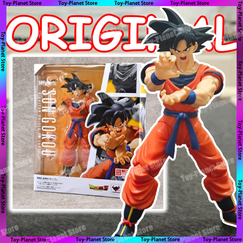 

Оригинальная фигурка Bandai Shf Dragon Ball Z Son Goku A Saiyan Raised On Earth S.H. Модель Figuarts на заказ игрушки