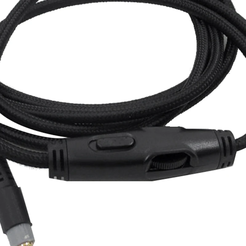 For -Hyperx Cloud Alpha/-Hyperx Cloud Core Flight Headphone Cable With Volume Control Sound Control Headphone Cable