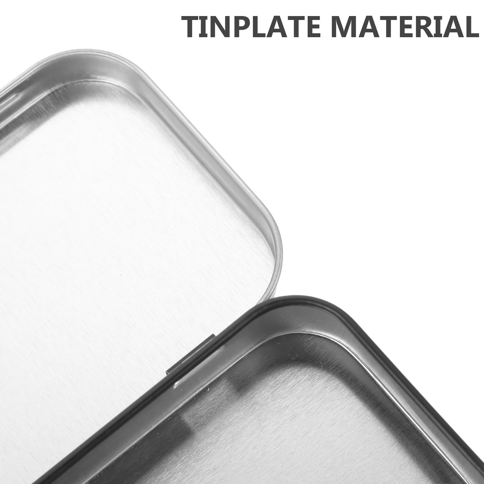 

6pcs Rectangular Tinplate Storage Box With Lid Small Candy Tins Gift Containers Wedding Party Favor Cases Durable Tin Box For