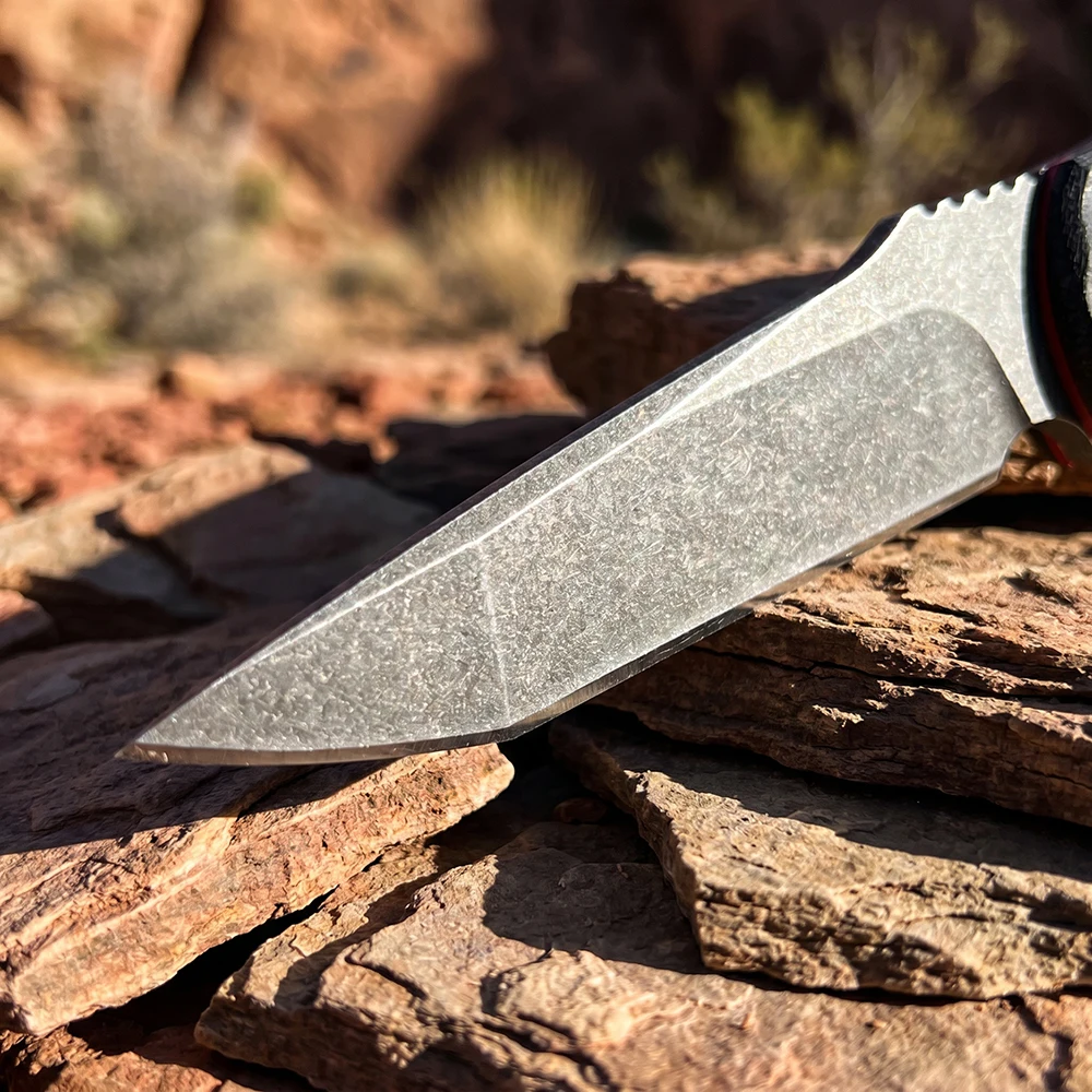 Cuchillo EDC de Hoja Fija de A - Outdoor Adventure With No Backpack reseña y precio