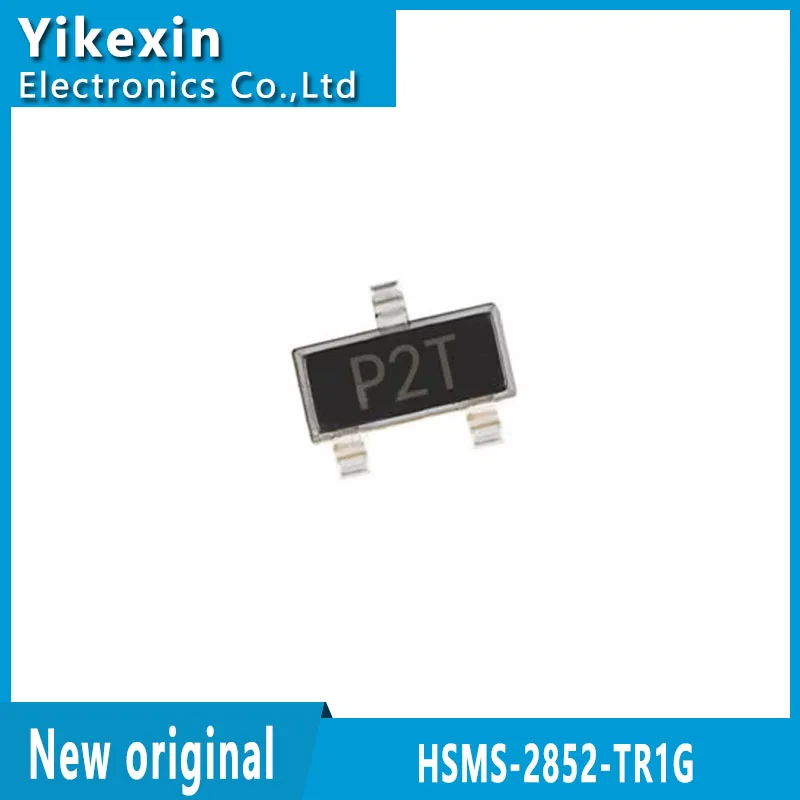 10pcs Original HSMS-2852-TR1G SOT-23 RF Diode with Silk Screen P2* HSMS-2852