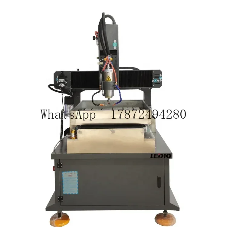 Hot Sale 6060 CNC Router Machine, Metal Engraving 3D Milling Router for Copper & Aluminum (New Condition, Core Motor & PLC Beari