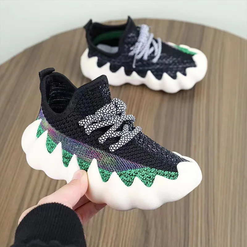 Kids Shoes Boys Running Sport Shoes Children Summer Sneakers Big Girls Breathable Mesh School Shoe Soft Sole Casual Walking