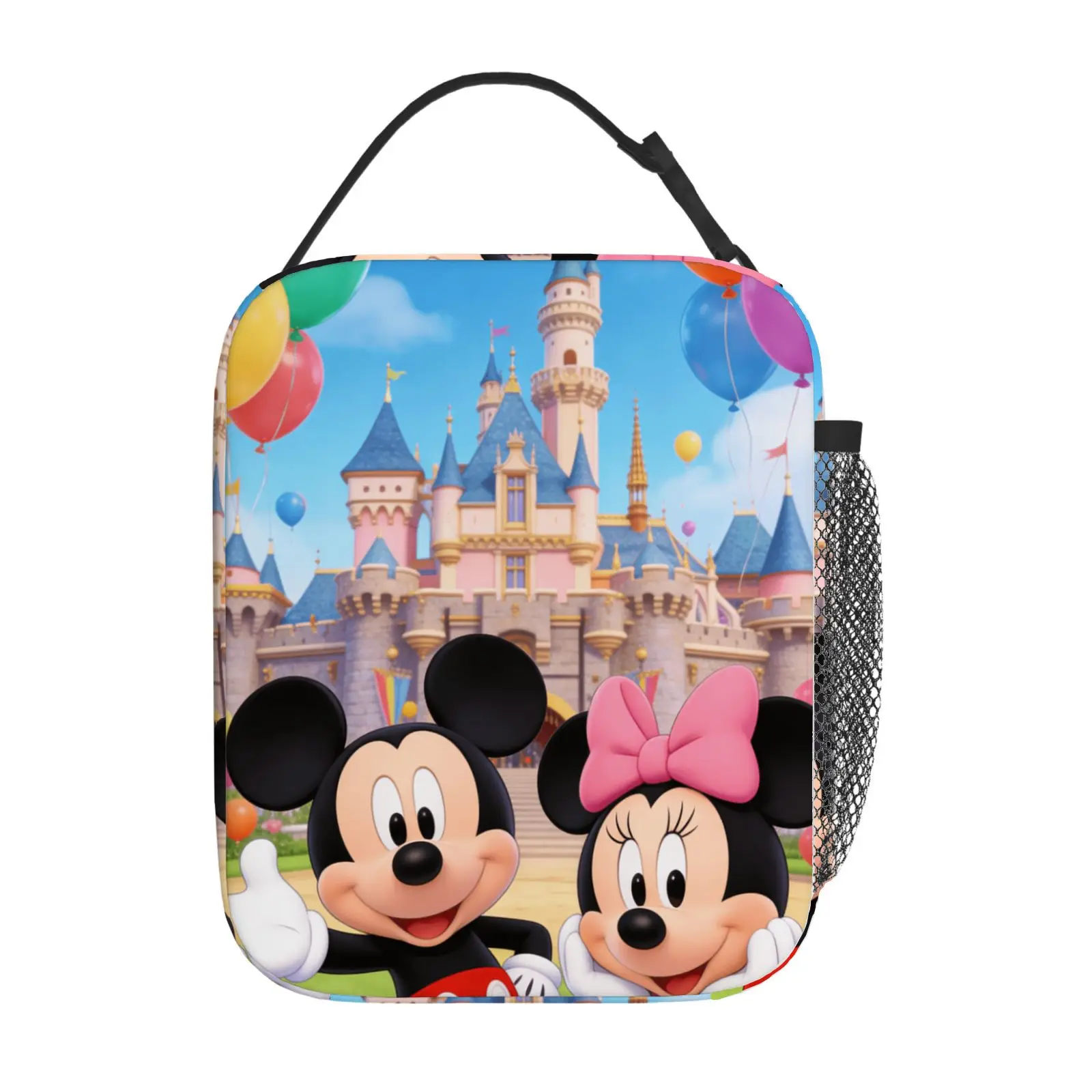 

1 шт. Милая сумка для обеда в стиле Микки и Минни, подходит для повседневного использования, сумка для обеда на работу, подарок.