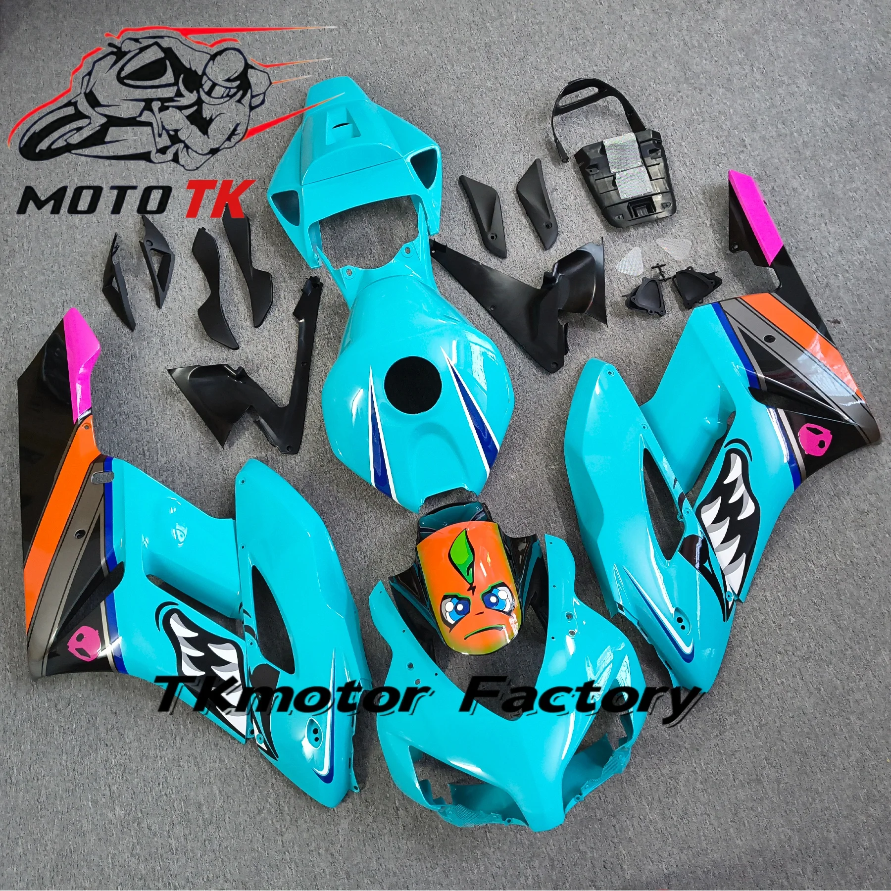 For Honda CBR 1000RR 2004 2005 Carbon Fiber Paint Fairing Kit CBR 1000 RR 04 05 Motorcycle ABS Plastic Fairings