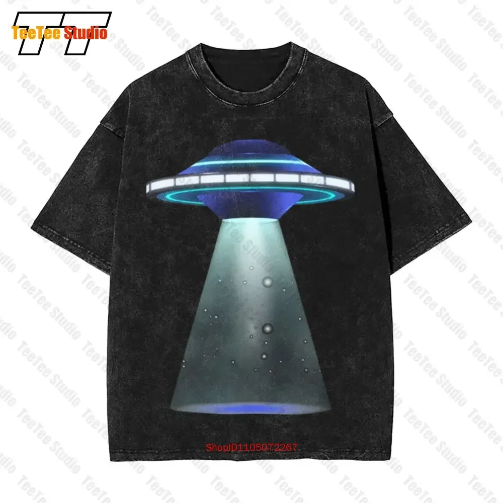 3D Ufo Alien Space Ship Flying Object  Oversized T-Shirt YFNL