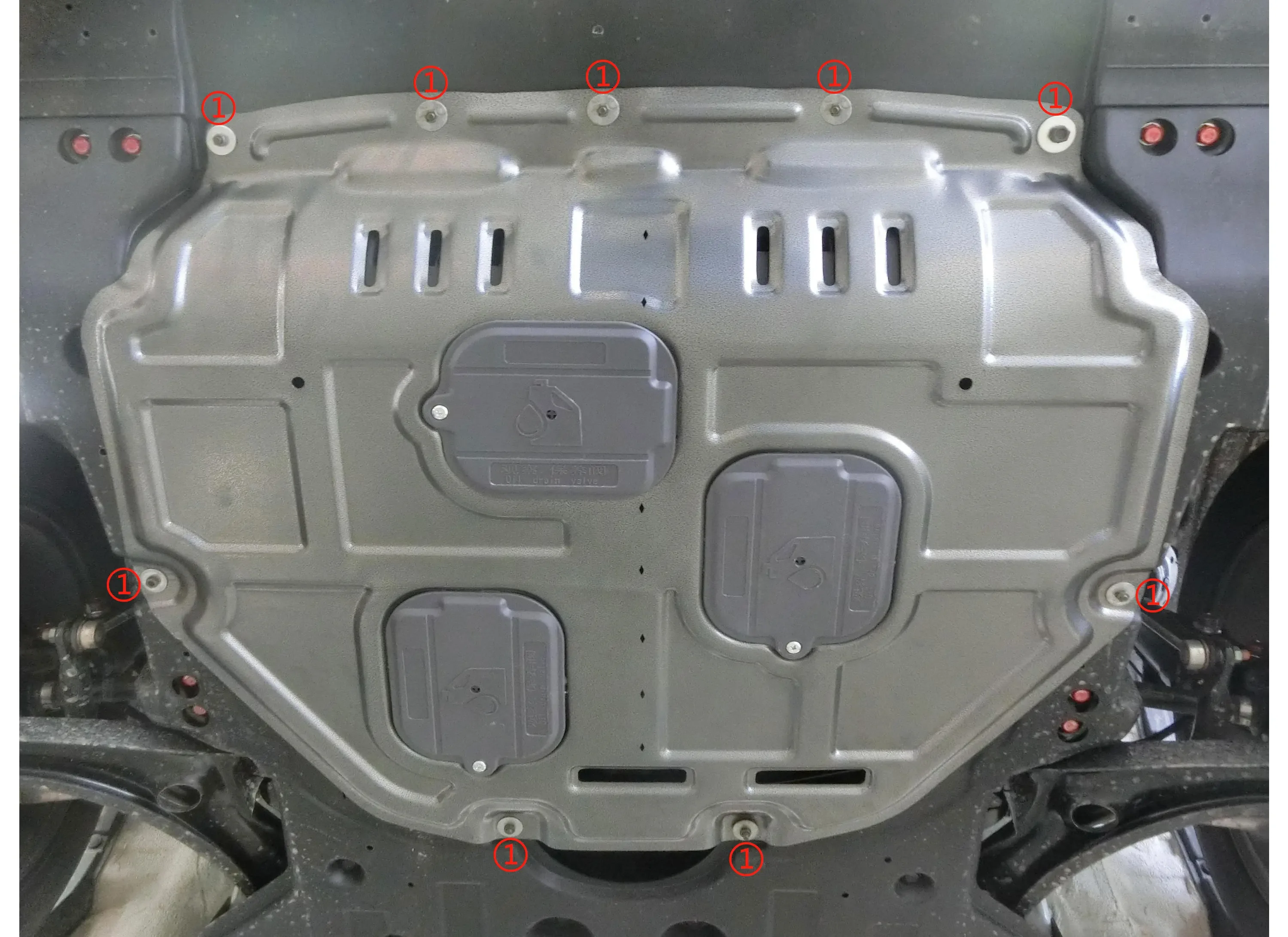 Para honda odyssey 2015-2022 aço manganês sob dispositivo de proteção de motor capôs de motor escudo acessórios do carro.