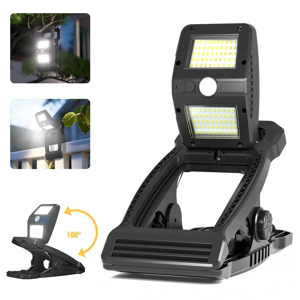 أضواء كليب 360 ° دوران أفقي ذكي كشف جسم الإنسان حبة LED مقاومة للماء للمغامرة الخارجية A7X9 #3