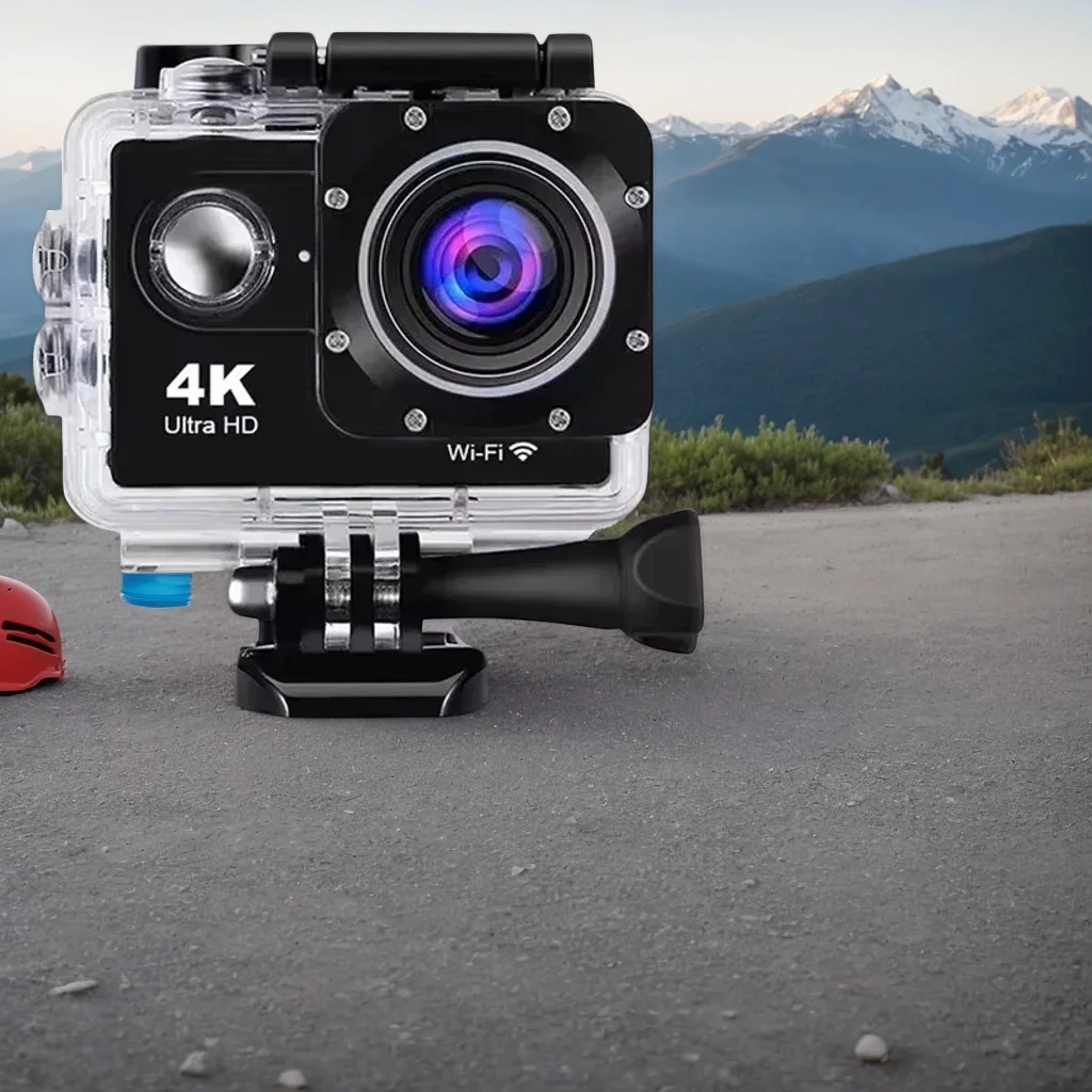 

170 ° Подводная экшн-камера 4K/30FPS — камера для шлема с Wi-Fi и сенсорным экраном 2,0 дюйма