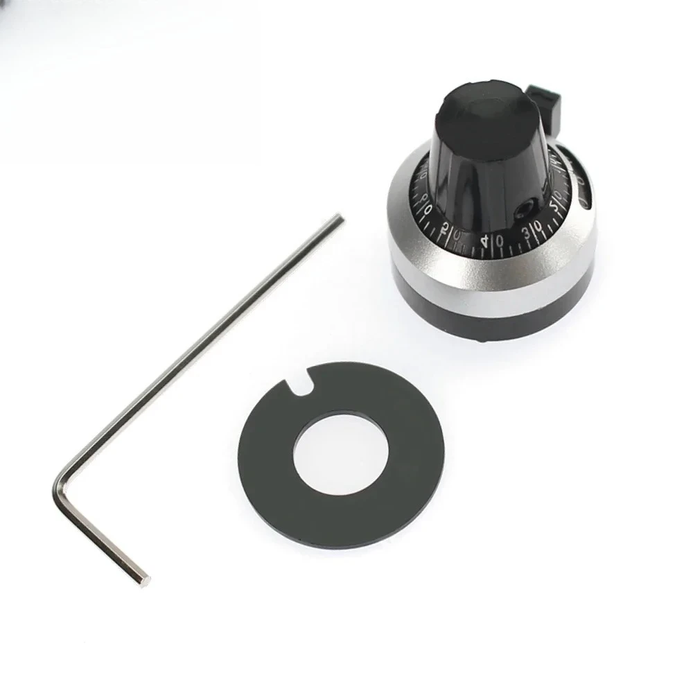 1 Set 3590S Potentiometer Knob 6.35mm Precision Dial Potentiometer Replacement Cap Digital Knob Cap