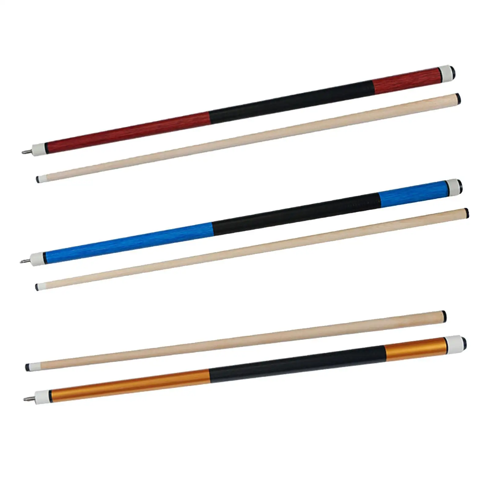 Pool Cue Stick Two Section 58inch Lightweight 13mm Tip Split Billiard Cue Stick for House Practice Cue Office Home Adult