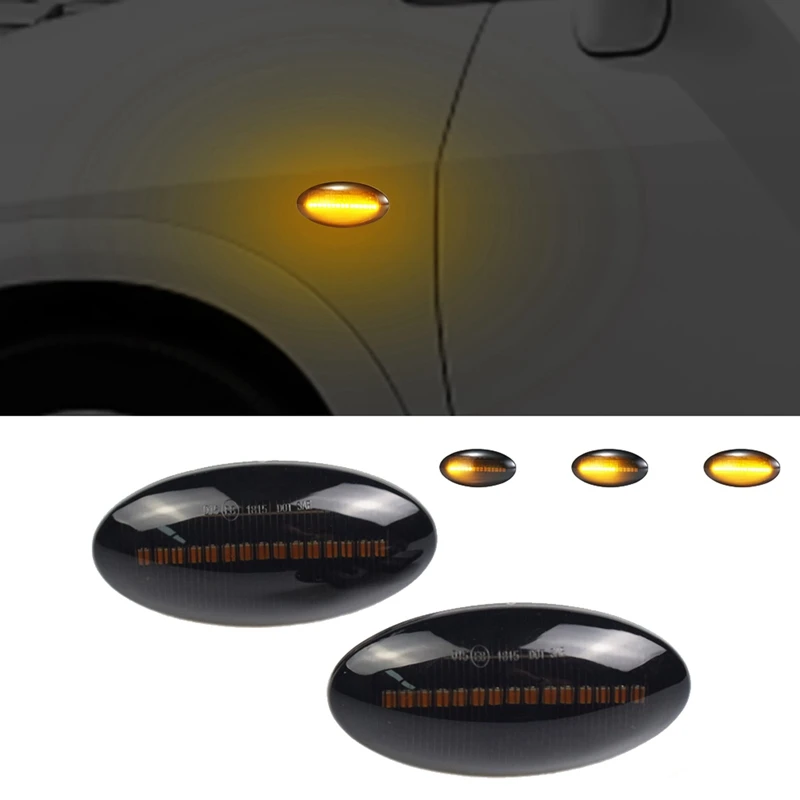 3X Car Dynamic LED Side Marker Light Turn Signal Light For Suzuki APV Arena Alto Grand Vitara Ignis Jimny SX4