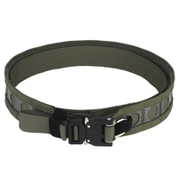 Bison Lightweight Nylon Belt Waist Cover Cobra Quick Release Tactical Metal Buckle Double Layer Battle Belt