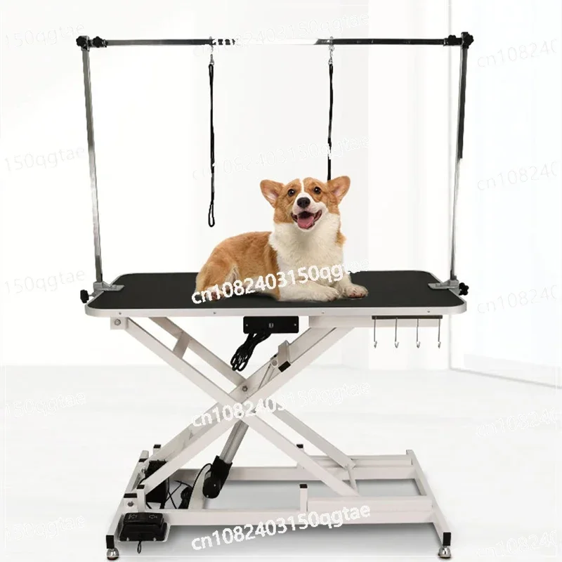 Electric Lift Pet Grooming Table Cat and Dog Bathing Grooming Grooming Table Non-slip Waterproof Easy To Clean PVC Table Top