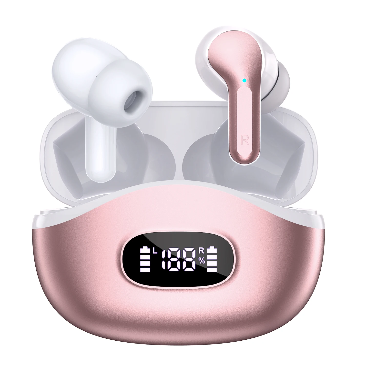 BLAST! Auricolari Bluetooth 5.4 i63 Cuffie sportive Cuffie wireless con display digitale a LED in-ear wireless con microfono