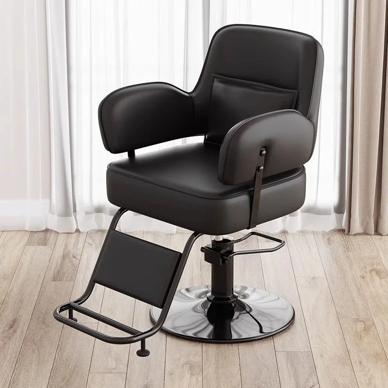 Professional Hair Salon Chair Hydraulic Lift Adjustable Recliner Barber Chair for Barbershop Beauty Spa