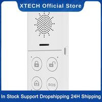 XTECH Tuya Wifi Smart Alarm System 433M Burglar Security Alarm Host Smart Life App Control Wireless Home Alarm Kit Protection