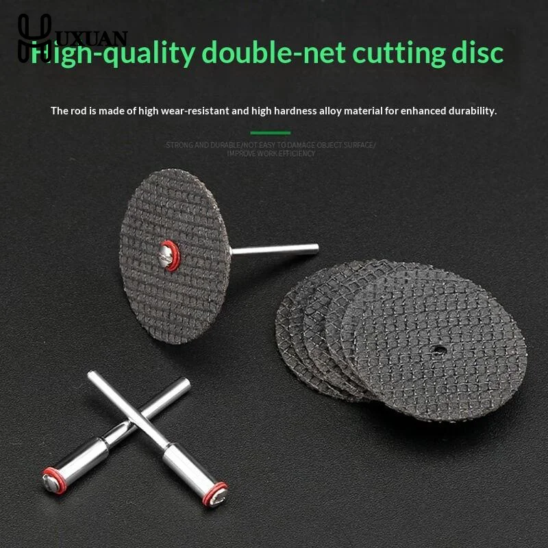 

11/21/25/54 Pcs Abrasive Cutting Disc 32mm With Mandrels Grinding Wheels For Dremel Metal Cutting Rotary Tool Saw Blade