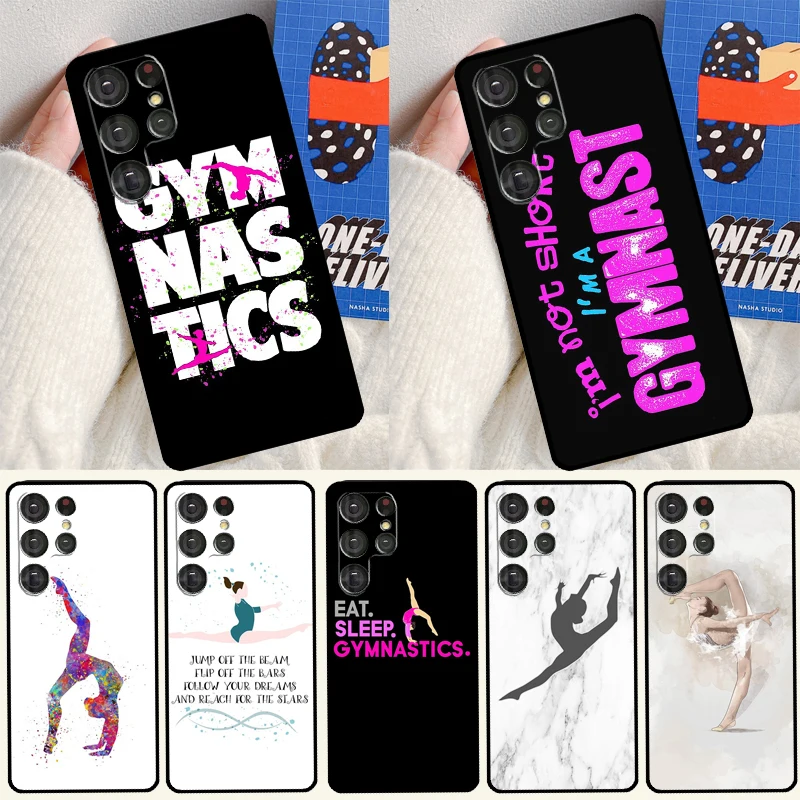 Amor gimnasia Funda blanda para Samsung Galaxy S25 Ultra S9 S10 S20 S21 S22 S23 S24 Plus S24 FE Funda