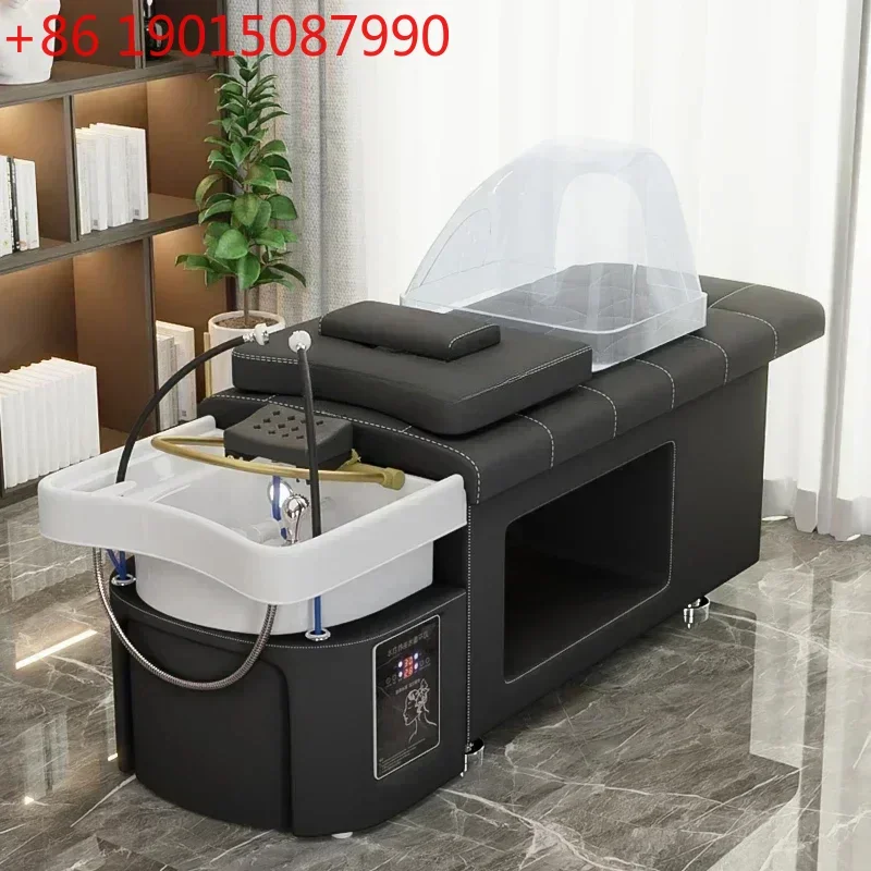 

Thai Shampoo Chair Barber Shop Head Therapy Bed Constant Temperature Water Circulation Fumigation Beauty Massage