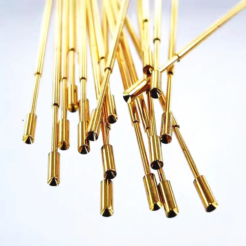 100PCS/Pack PA50-A2 Cup Head Gold Plated Test Pin Tube 0.68mm Long 16.55mm PCB Probe