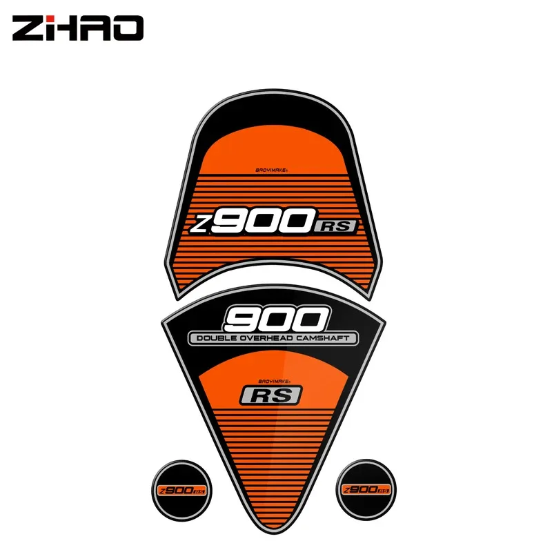 For Z900RS 2017-2020 Z900 Rs Motorcycle Fuel Tank Sticker Sticker Rear Wing Tail