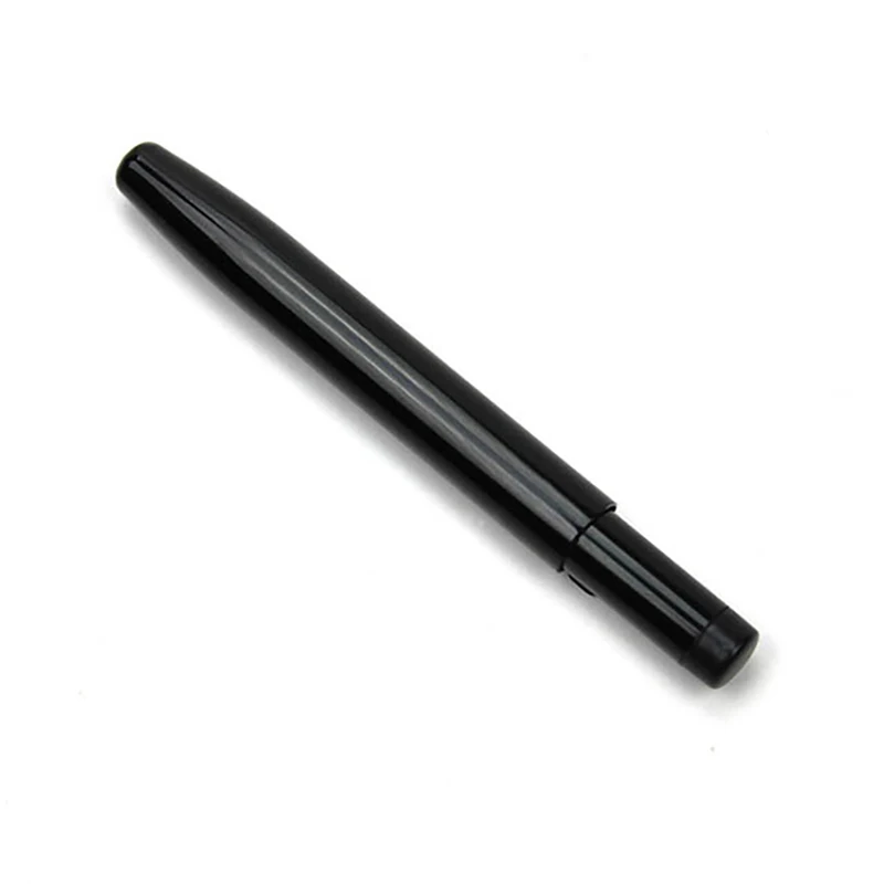 أسود معدن قابل للسحب الشفاه فرشاة فرشاة مكياج للشفاه المهنية الشفاه عصا فرشاة مع غطاء المحمولة ماكياج أداة التجميل