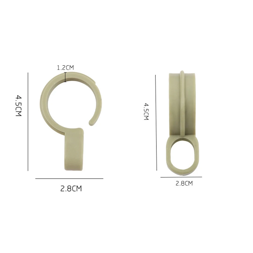 

100Pcs Non-Skid Fastener Wind-Proof Buckles Fixing Buckles Clothes Drying Rack Coat Hanger Non-Skid Fastener
