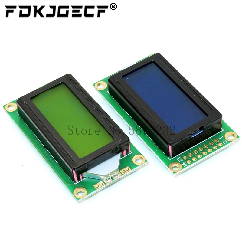LCD1602/1604/2004 module yellow green/blue screen 16x2 16x4 20x4 Character LCD Display Module 0802 1602 1604 2004 5V for arduino