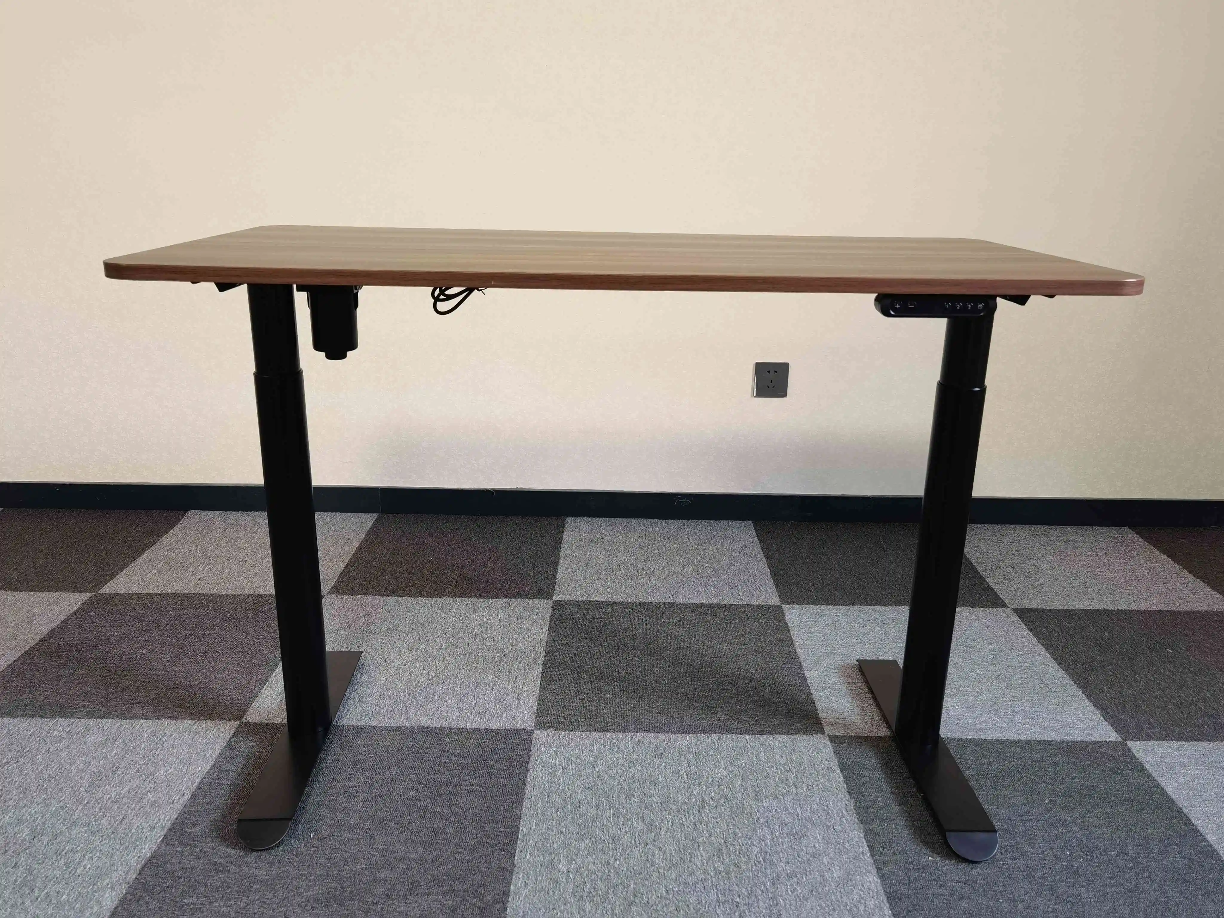 Electronic Small Office Table Height Adjustable Study Table Stand up Desk Computer Workstation
