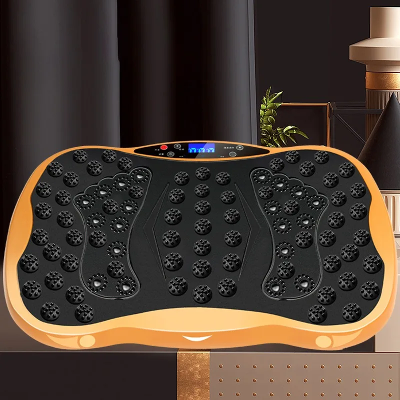 Power Legs Vibration Plate Foot Massager Platform Rotating Acupressure Heads Multi Setting Electric Foot