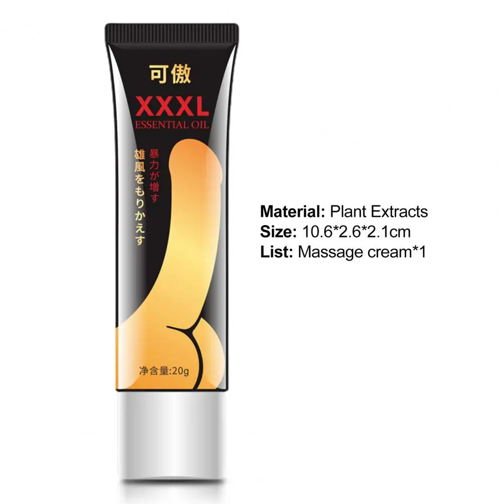 20g Penis Enlargement Thickening Growth Cock Erection Enlargement Cream Health Care Men Enlargers Massage Cream Sex Supplies