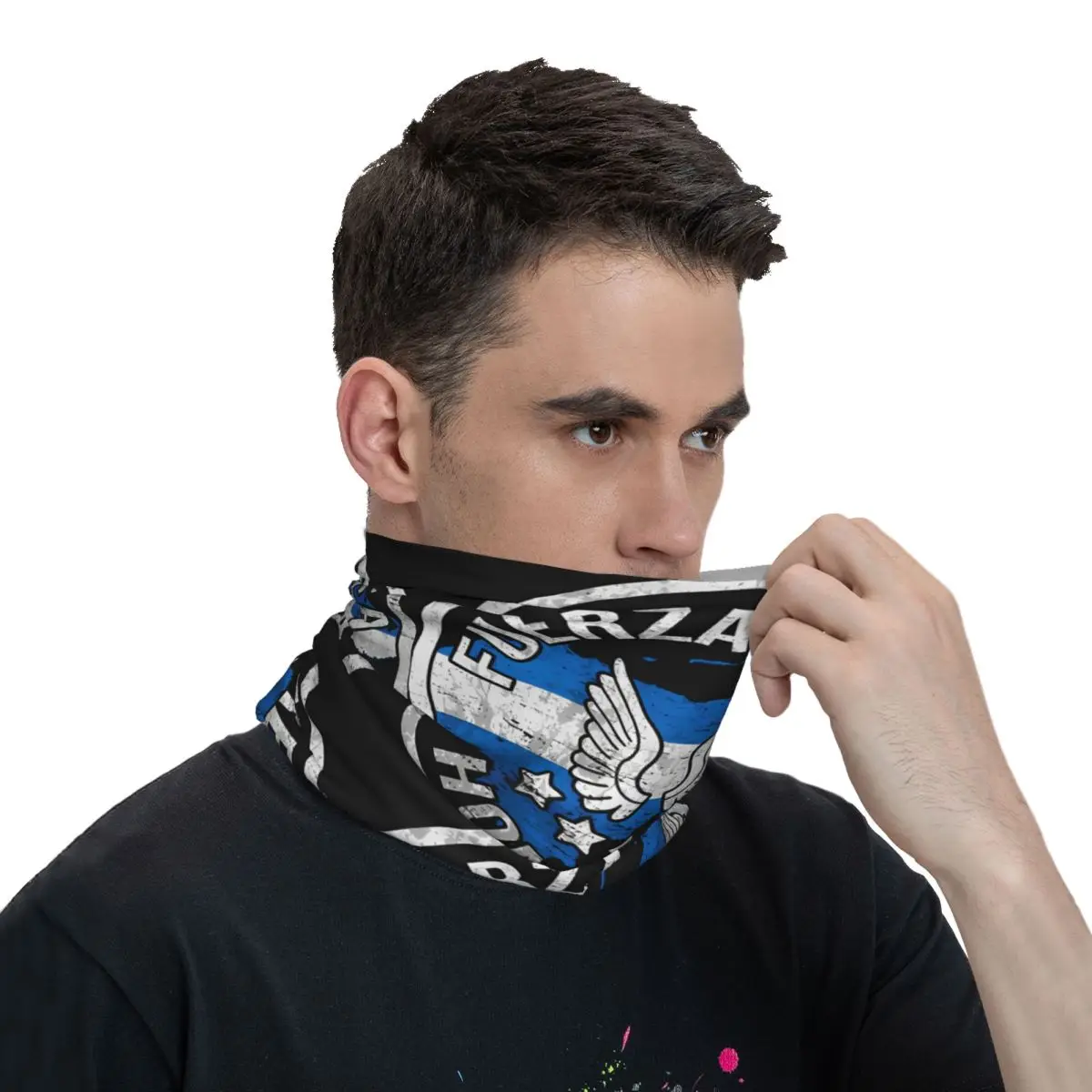 Cubano Face Cachecol Capa, Bandana Fina, Pescoço Gaiter Capa Headband