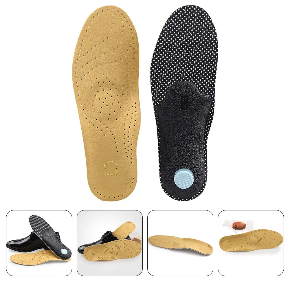 1 Pair Latex Anti-Slip Insoles Arch Support Pads For Flat Feet Orthotic Cushion Foot Care Tool Lightweight Breathable