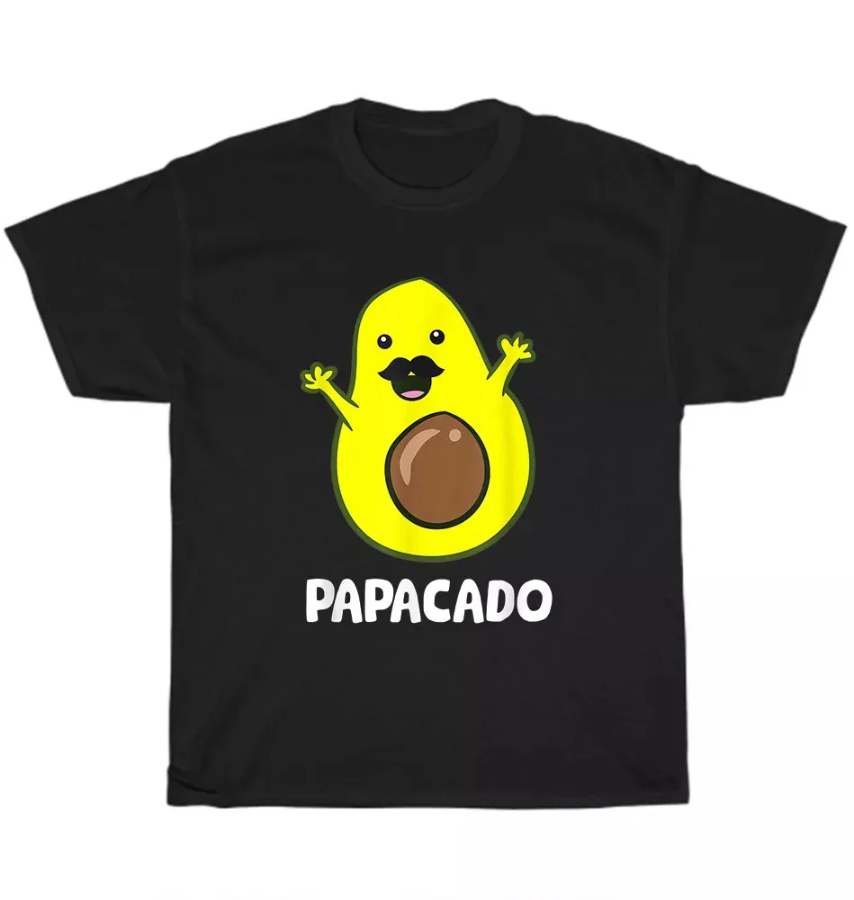 Papacado Funny Avocado Dad Vegan Guacamole Avocado Lover T-Shirt Unisex Tee Gift