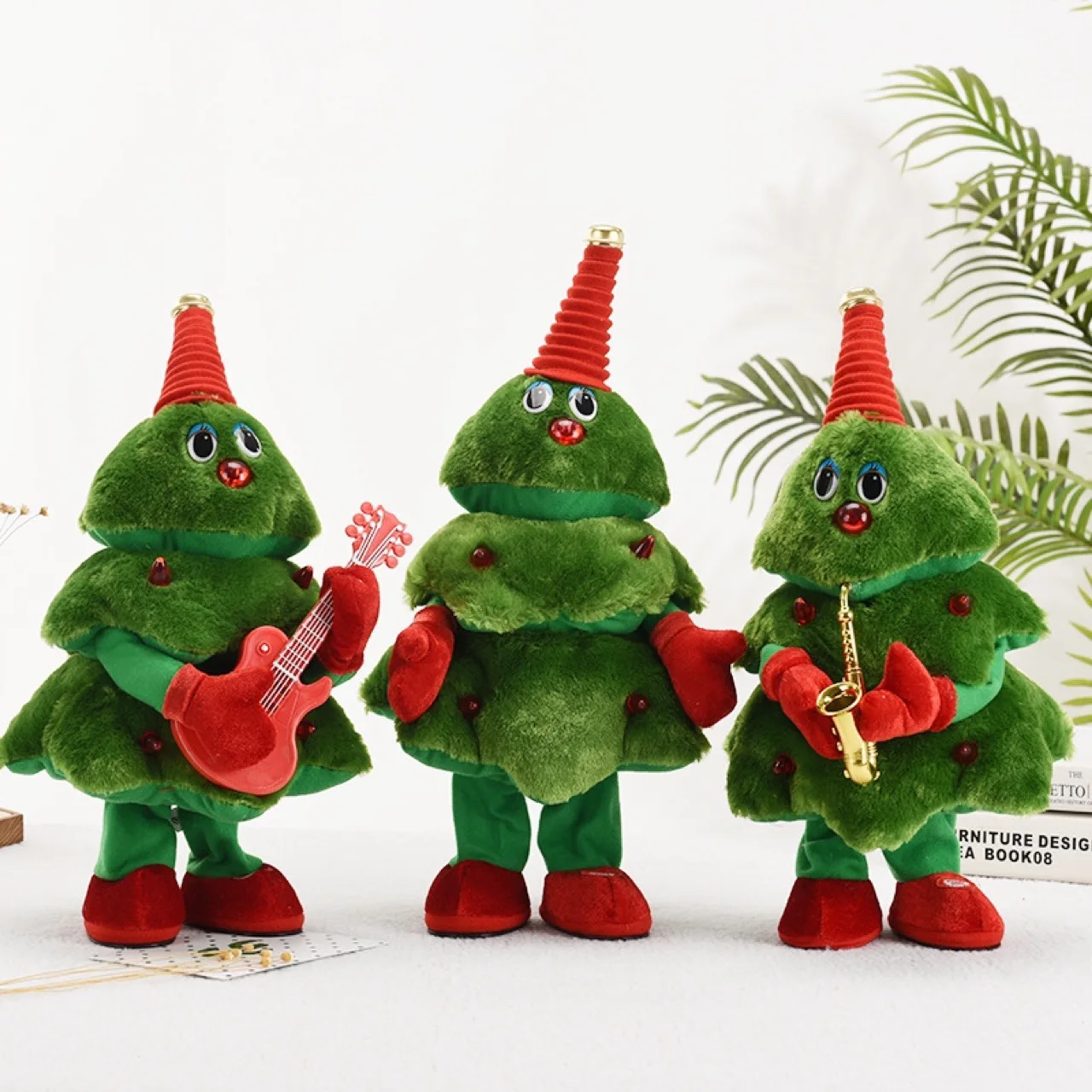 Christmas tree that can dance and sing Electric plush toys Funny toys Christmas gifts for kids